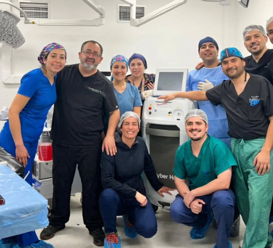 Equipo completo de pabellón durante proctoring